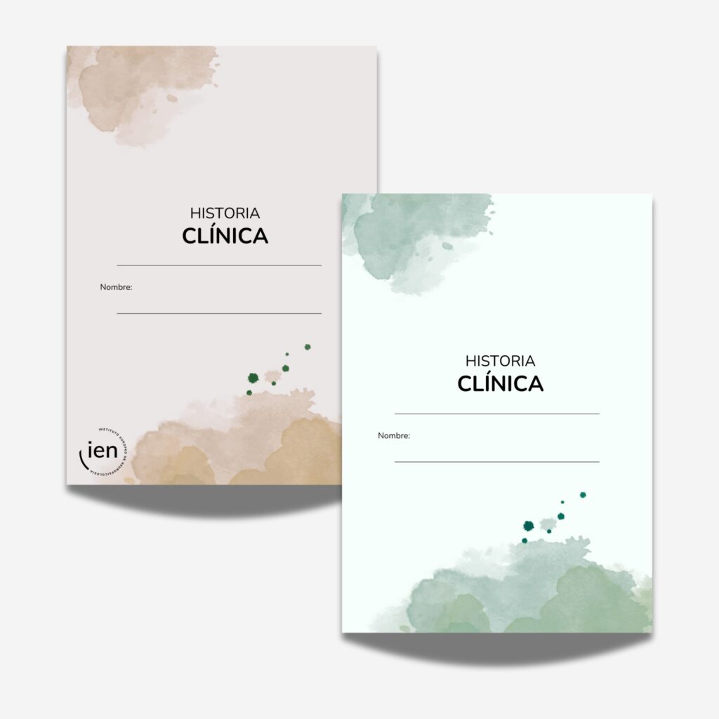 Portada del documento de Historia Clínica de Neuropsicología diseñado por ieneuropsicología